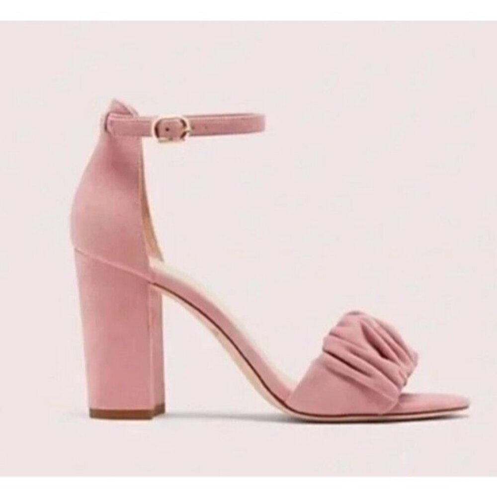 NIB Kate Spade NEW YORK Mona Pink Suede Sandals Women's Size 8.5